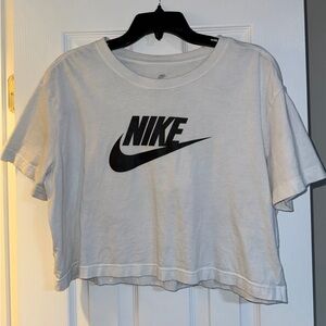 Nike white crop